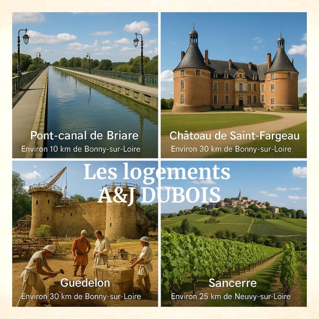 A&Jduplex - Bonny Sur Loire - Chateaux De Guedelon - Pont Canal Esterno foto